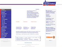 Tablet Screenshot of filprotect.com